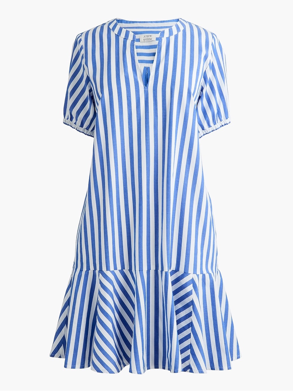 J. Crew Factory Women’s Striped Mini Shirt-dress